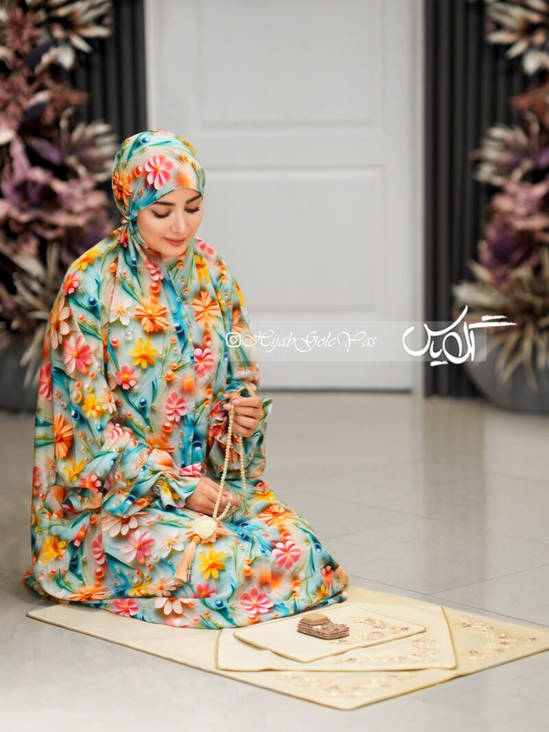 3097 چادر نماز آستین دار کد 3097 - Image 1