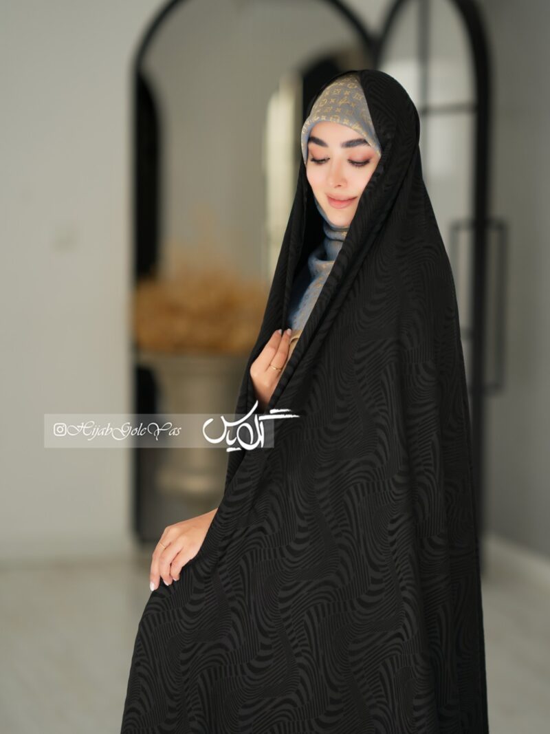 چادر مشکی طرح دار ویتنام کد 5050 - Image 1