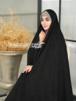 چادر مشکی طرح دار ویتنام کد 5069