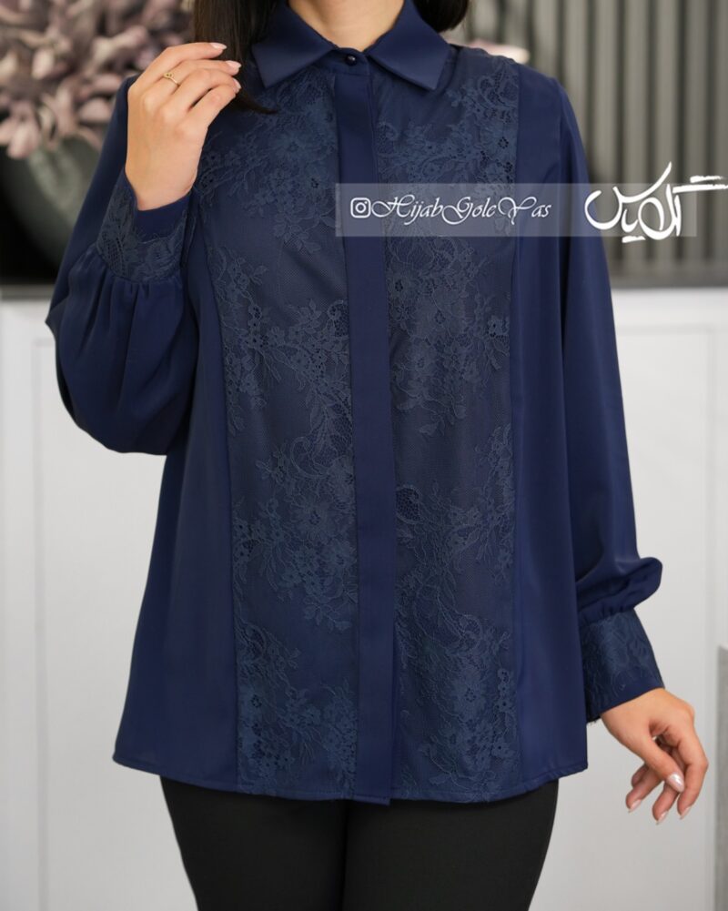 شومیز اطلس کد 5122 - Image 1