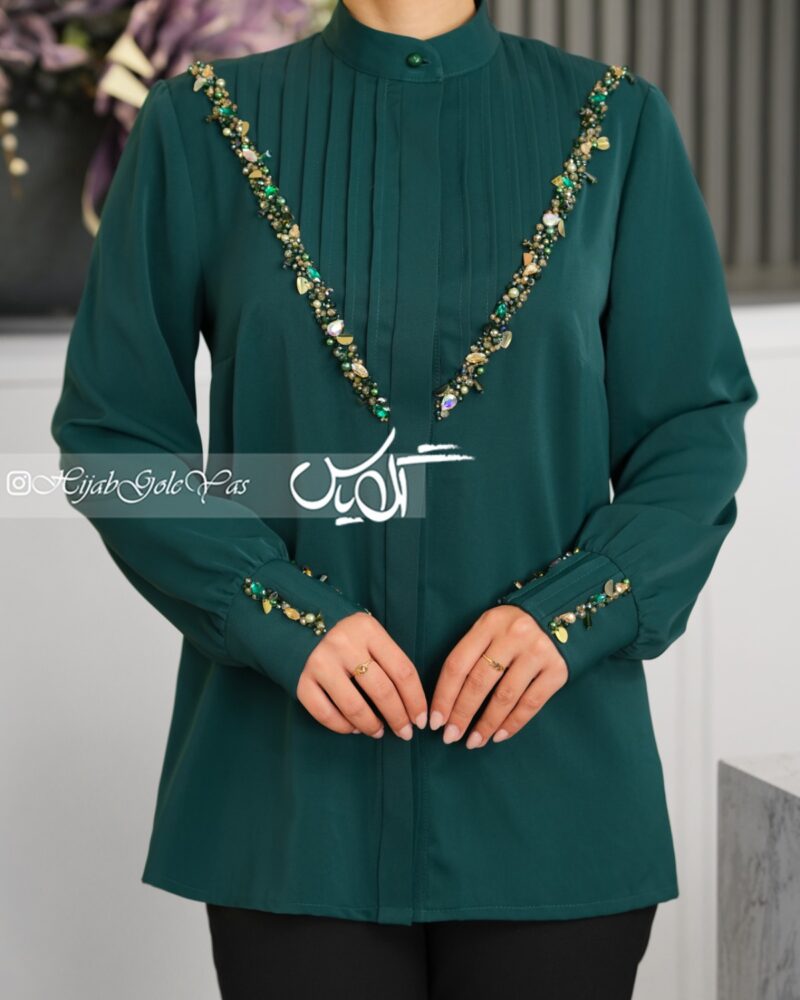 شومیز رگه دوزی کد 5135 - Image 1