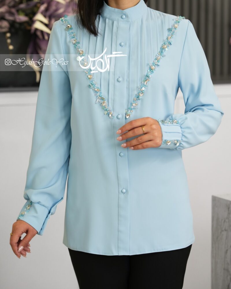 شومیز رگه دوزی کد 5140 - Image 1