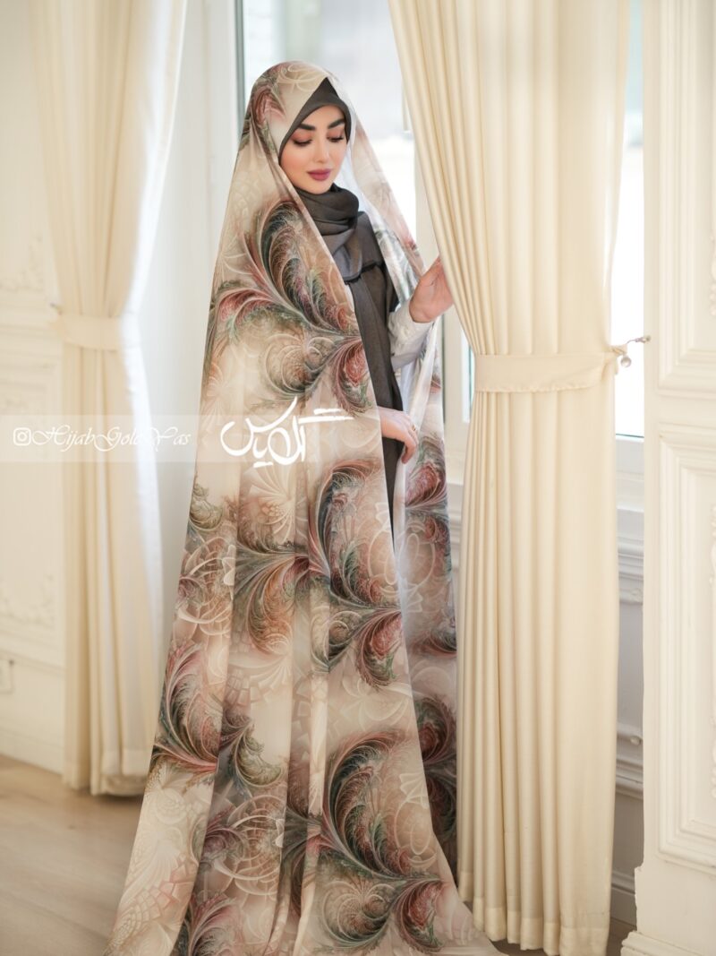 چادر رنگی سیلک اندونزی کد 5185 - Image 1