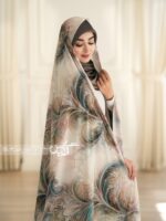 چادر رنگی سیلک اندونزی کد 5186 - Image 2