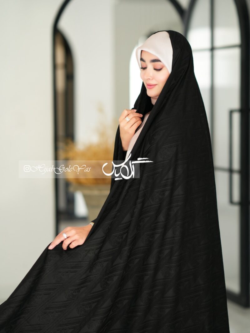 چادر مشکی طرح دار ویتنام کد 5291 - Image 1