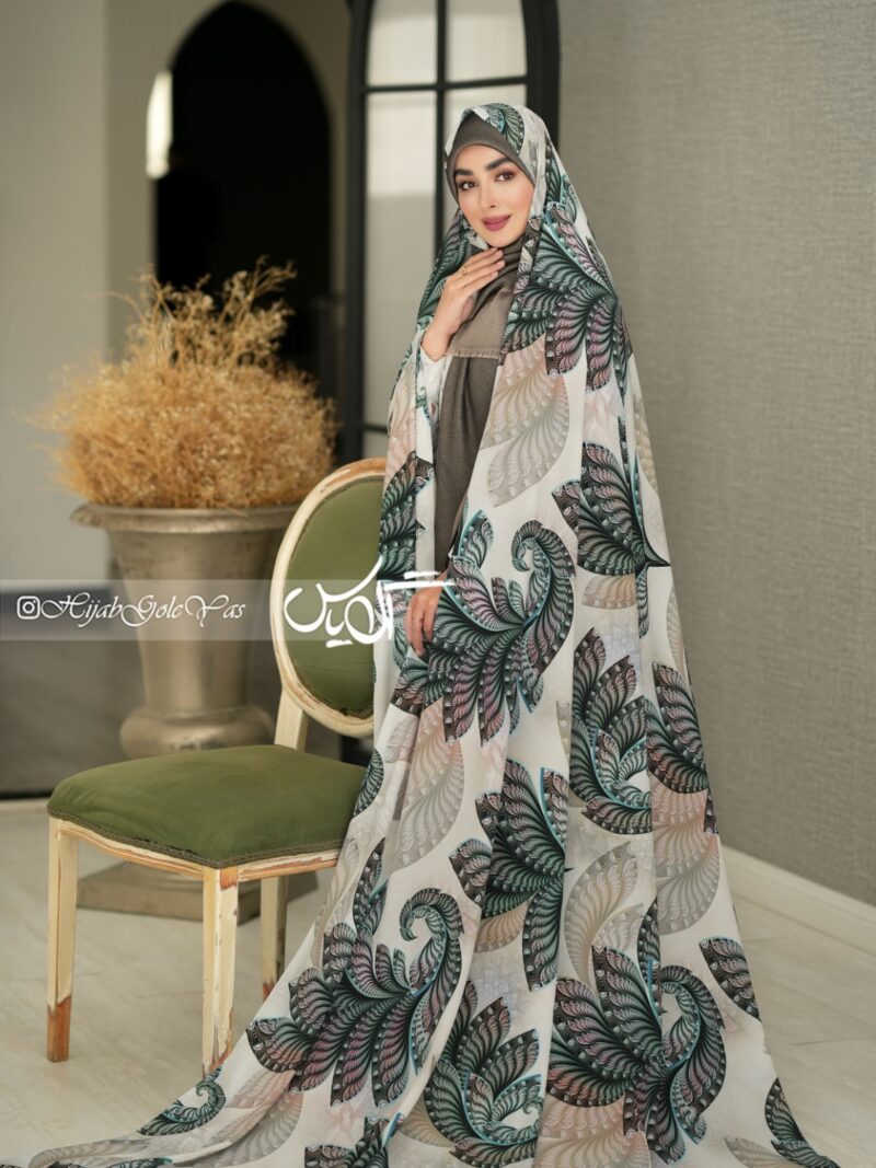 چادر رنگی سیلک اندونزی کد 5353 - Image 1