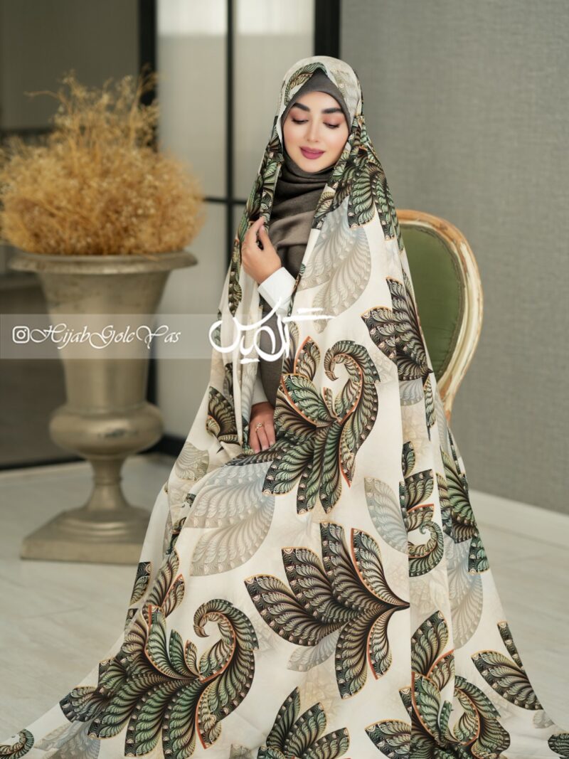 چادر رنگی سیلک اندونزی کد 5354 - Image 1