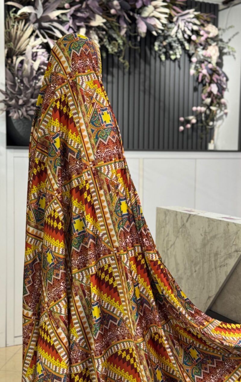 چادر رنگی سیلک وارداتی کد 5410 - Image 1
