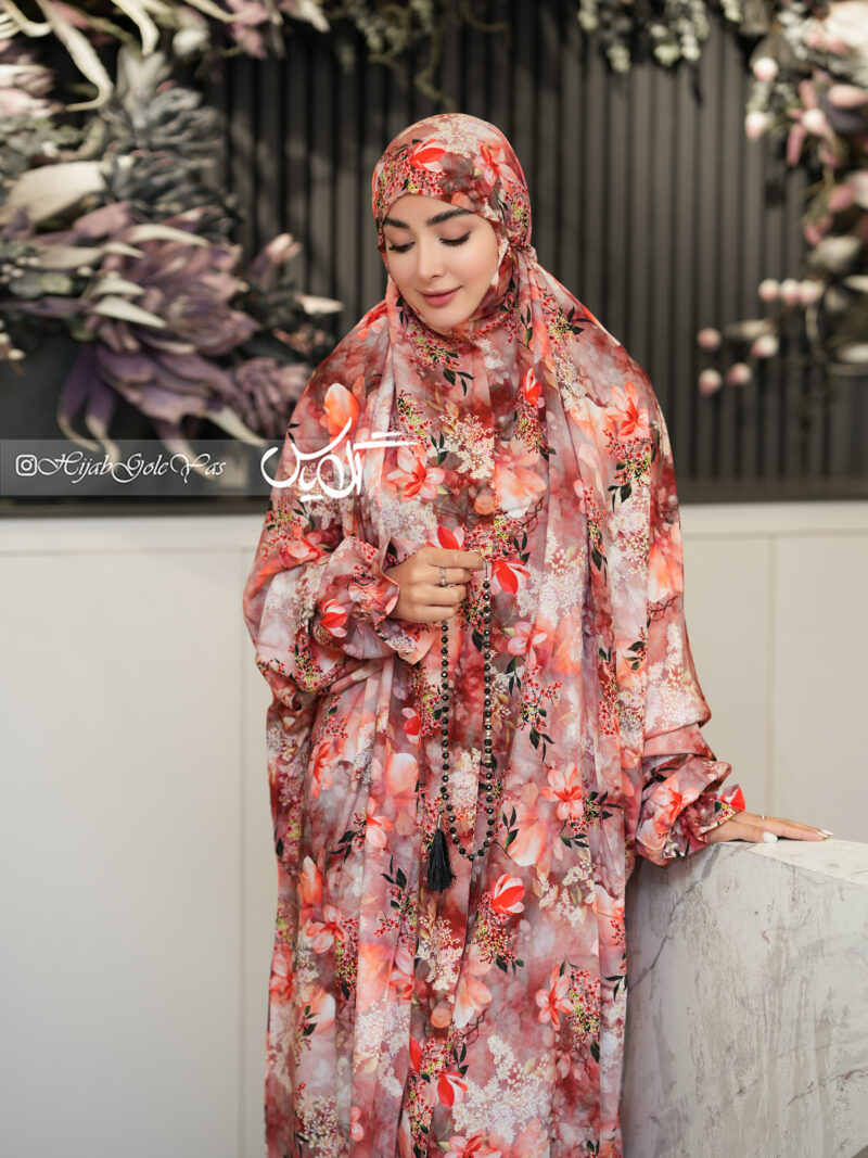 5545 چادر نماز آستین دار کد 5545 - Image 1