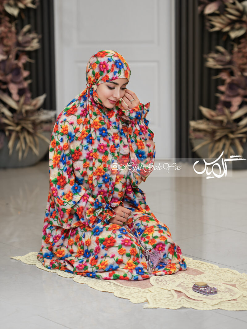 5568 چادر نماز آستین دار کد 5568 - Image 1