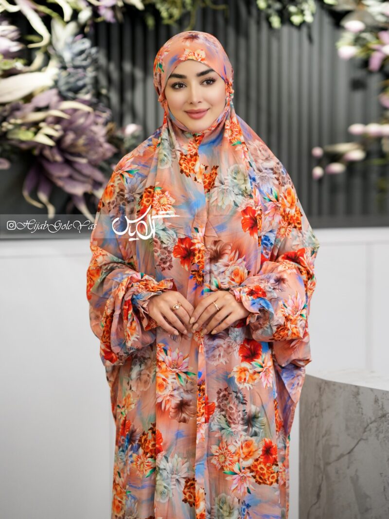 5573 چادر نماز آستین دار کد 5573 - Image 1