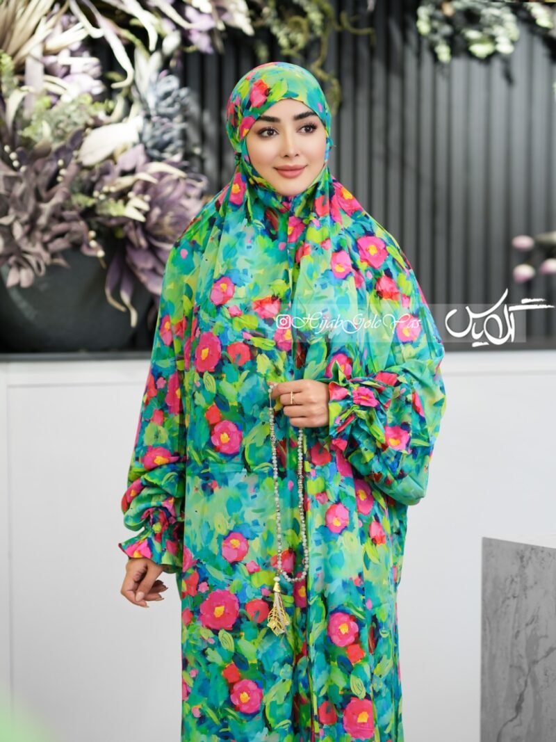 5585 چادر نماز آستین دار کد 5585 - Image 1