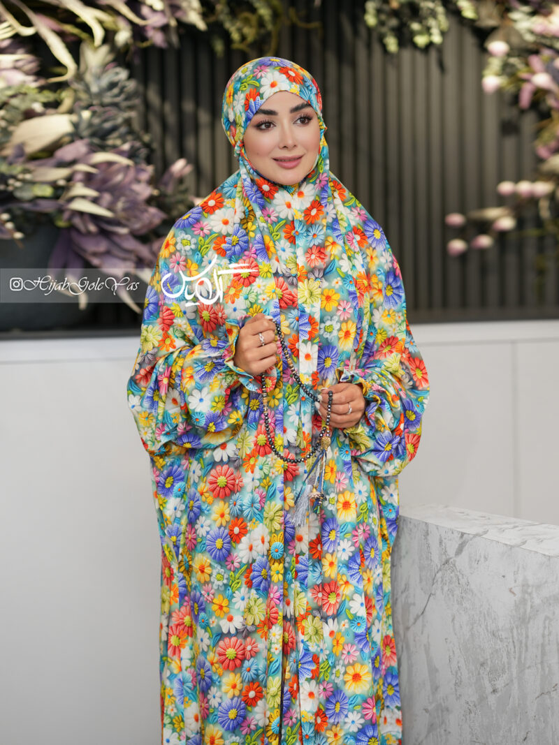 5843 چادر نماز آستین دار نوتکلیف کد 5843 - Image 1