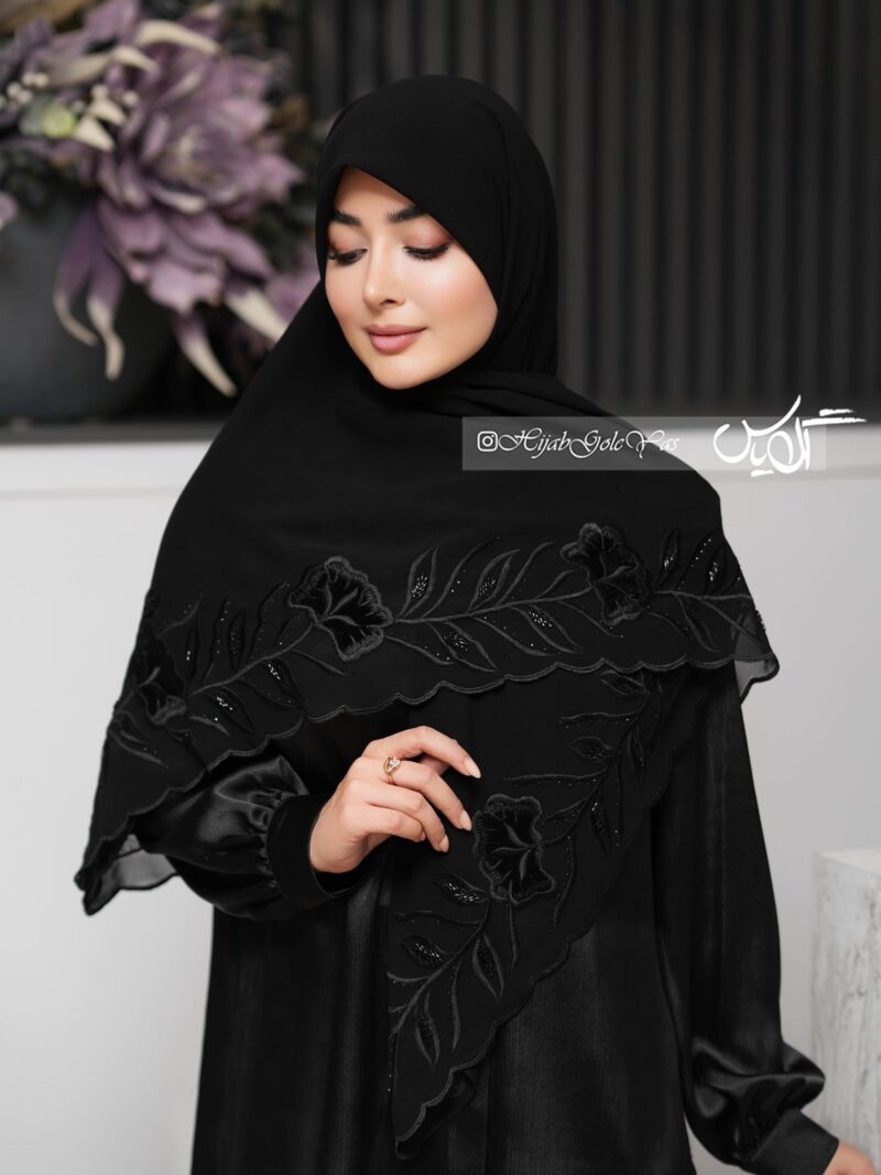 5879 روسری گلدوزی کد 5879 - Image 1