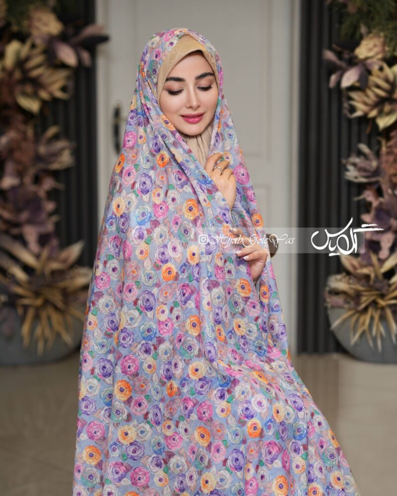 چادر رنگی وال نخی کد 5905 - Image 1