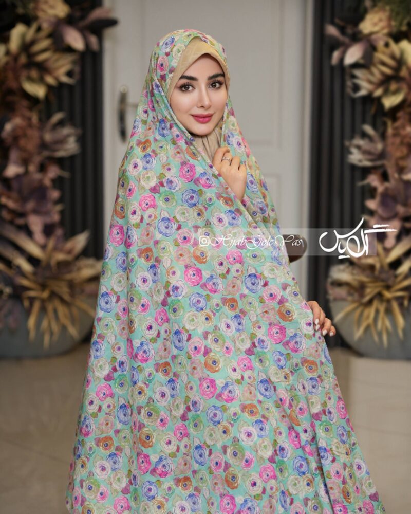 چادر رنگی وال نخی کد 5906 - Image 1