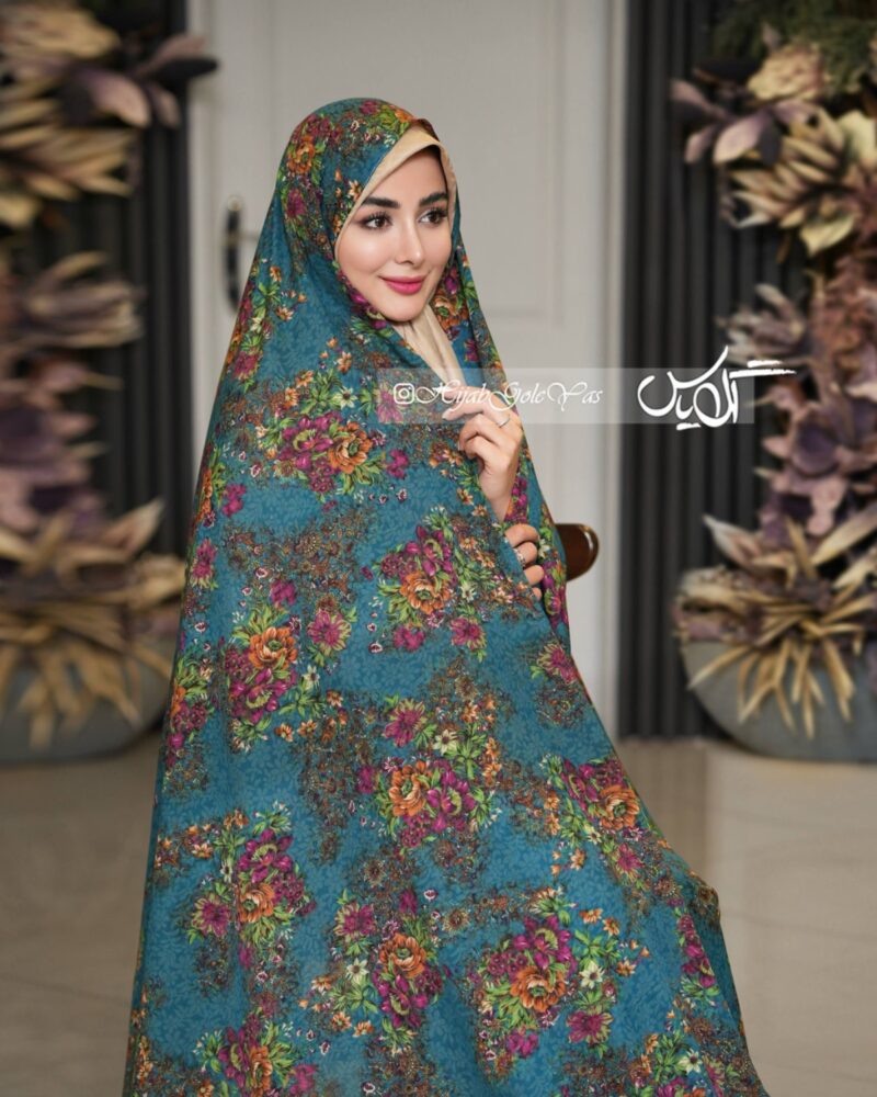 چادر رنگی وال نخی کد 5911 - Image 1