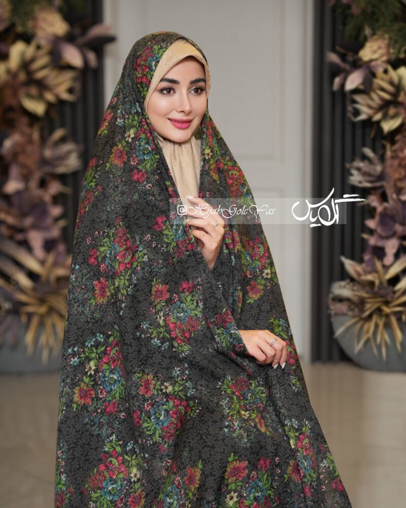 چادر رنگی وال نخی کد 5913 - Image 1