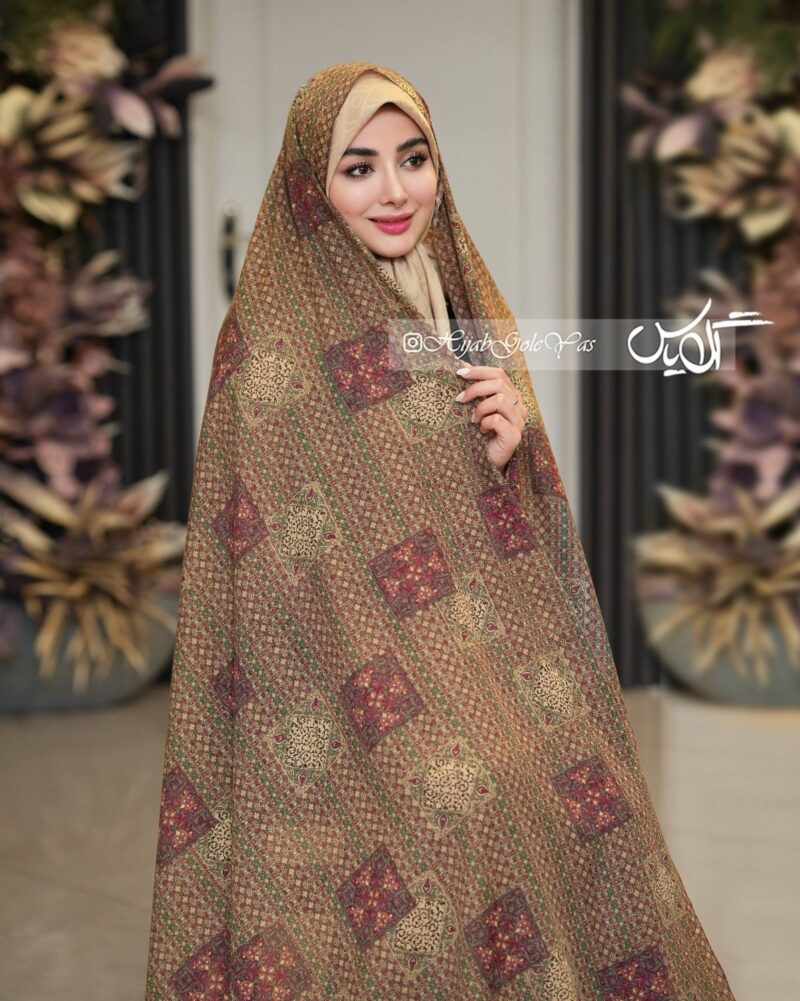 چادر رنگی وال نخی کد 5917 - Image 1