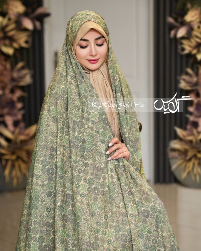 چادر رنگی وال نخی کد 5918 - Image 1
