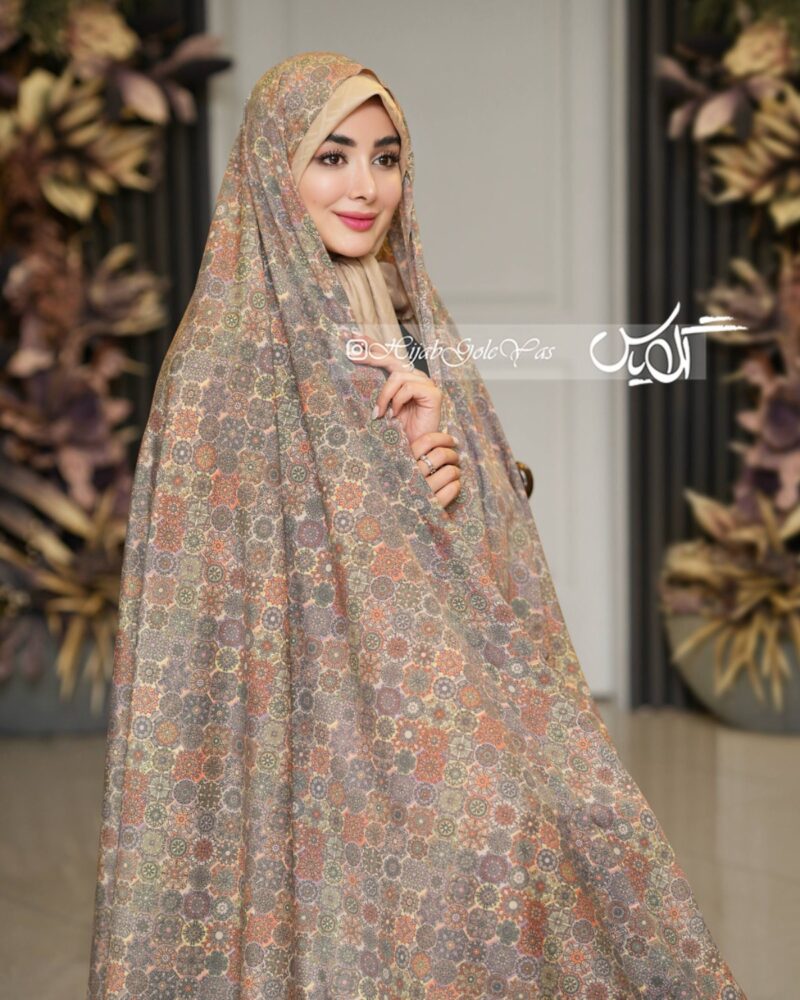 چادر رنگی وال نخی کد 5919 - Image 1