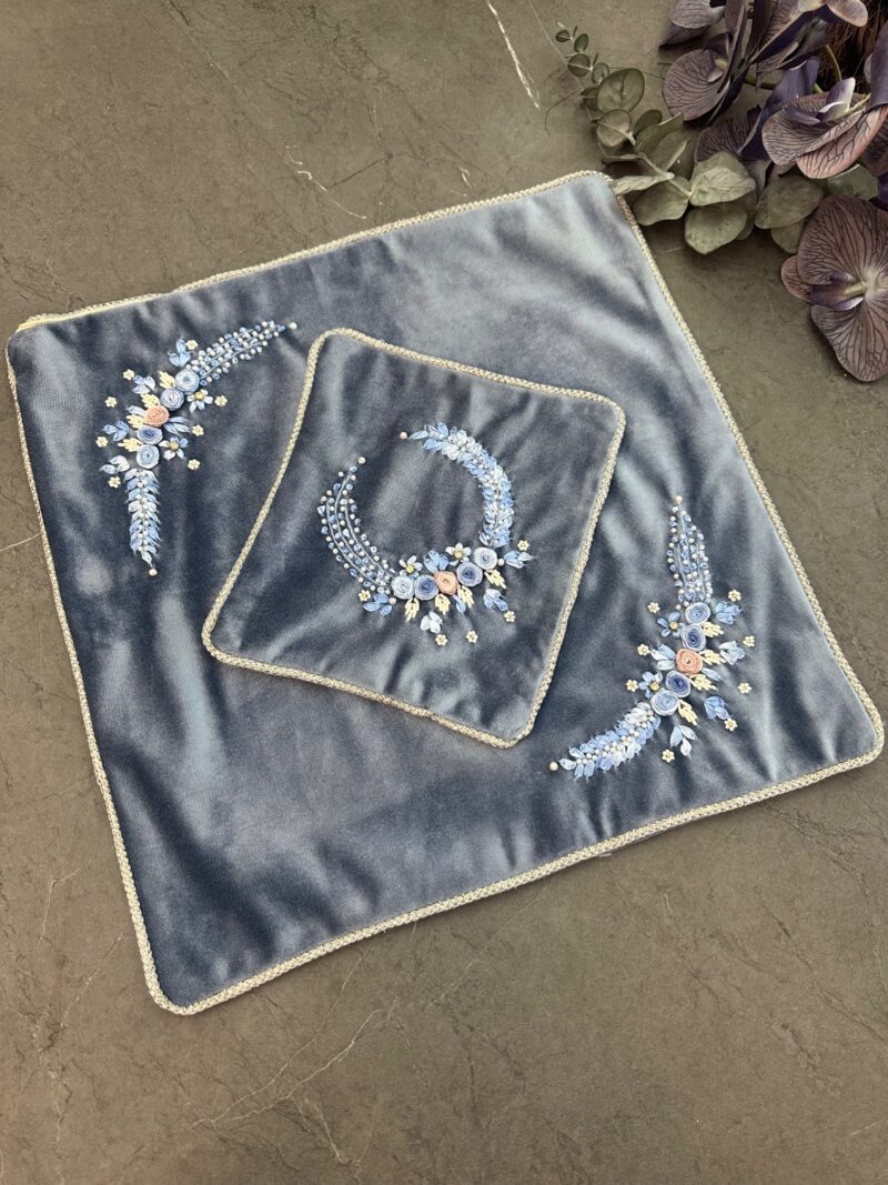 5926 جانماز مخمل روبان دوزی کد 5926 - Image 1