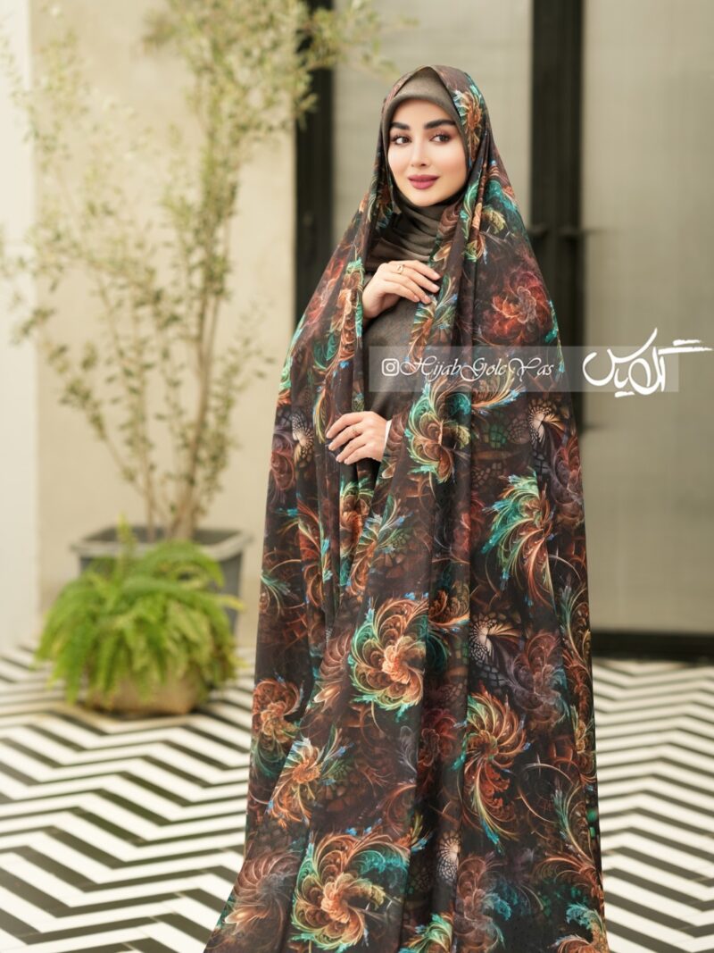 چادر رنگی وال نخی کبیر کد 5936 - Image 1