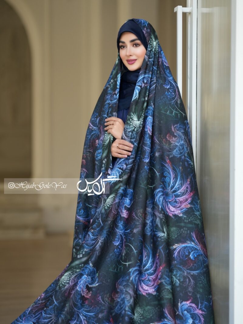 چادر رنگی وال نخی کبیر کد 5937 - Image 1