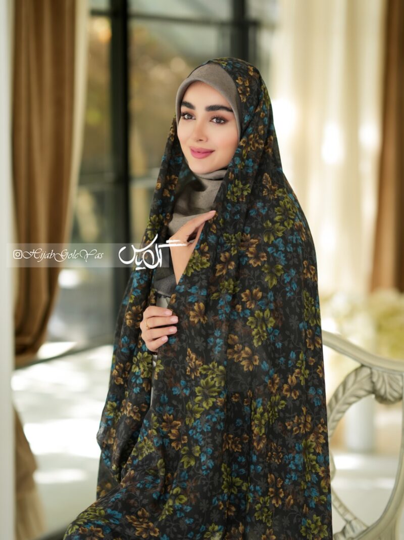 چادر رنگی وال نخی کد 5941 - Image 1