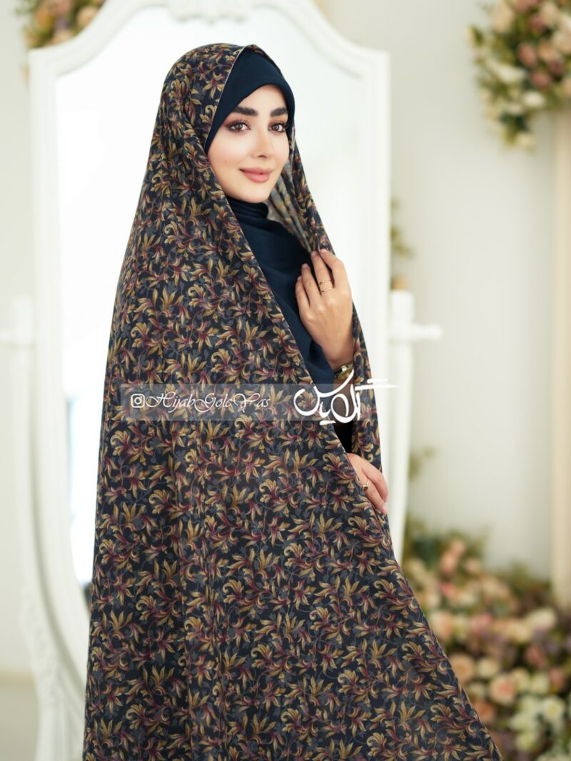 چادر رنگی وال نخی کد 5987 - Image 1