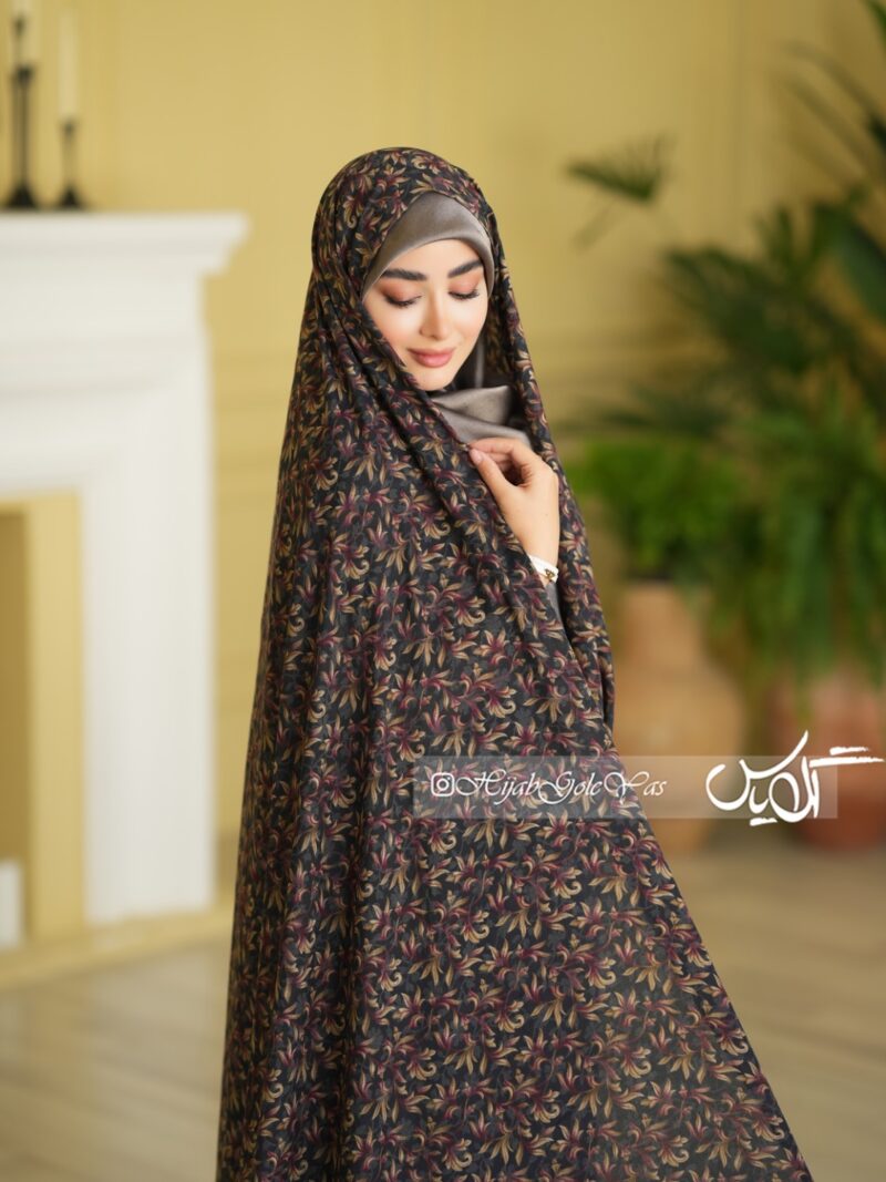 چادر رنگی وال نخی کد 5988 - Image 1