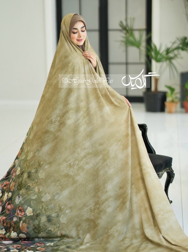 چادر رنگی نخ کریشه کد 6017 - Image 1