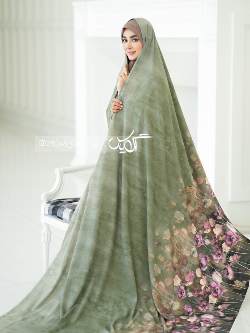 چادر رنگی نخ کریشه کد 6018 - Image 1