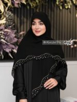 روسری نگین دار کد 6039