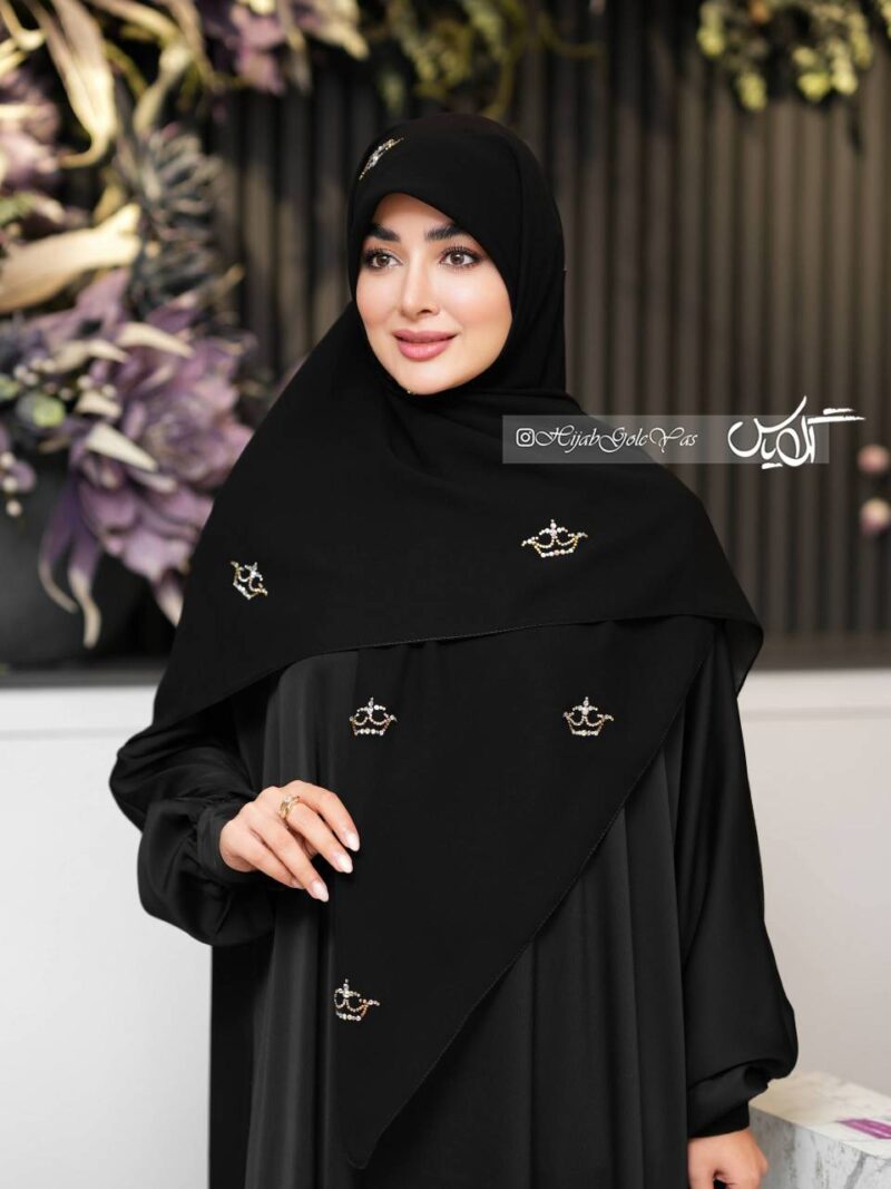 روسری نگین دار کد 6048 - Image 1