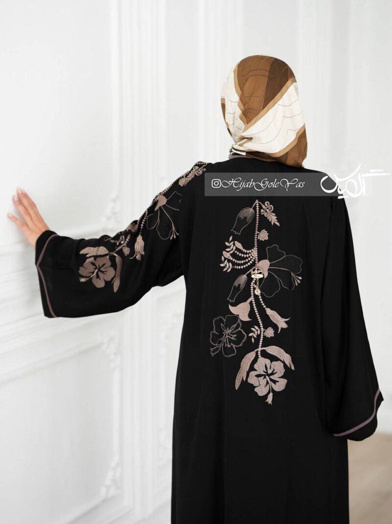 مانتو عبا اماراتی کد 6068 - Image 2