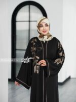 مانتو عبا اماراتی کد 6068 - Image 4