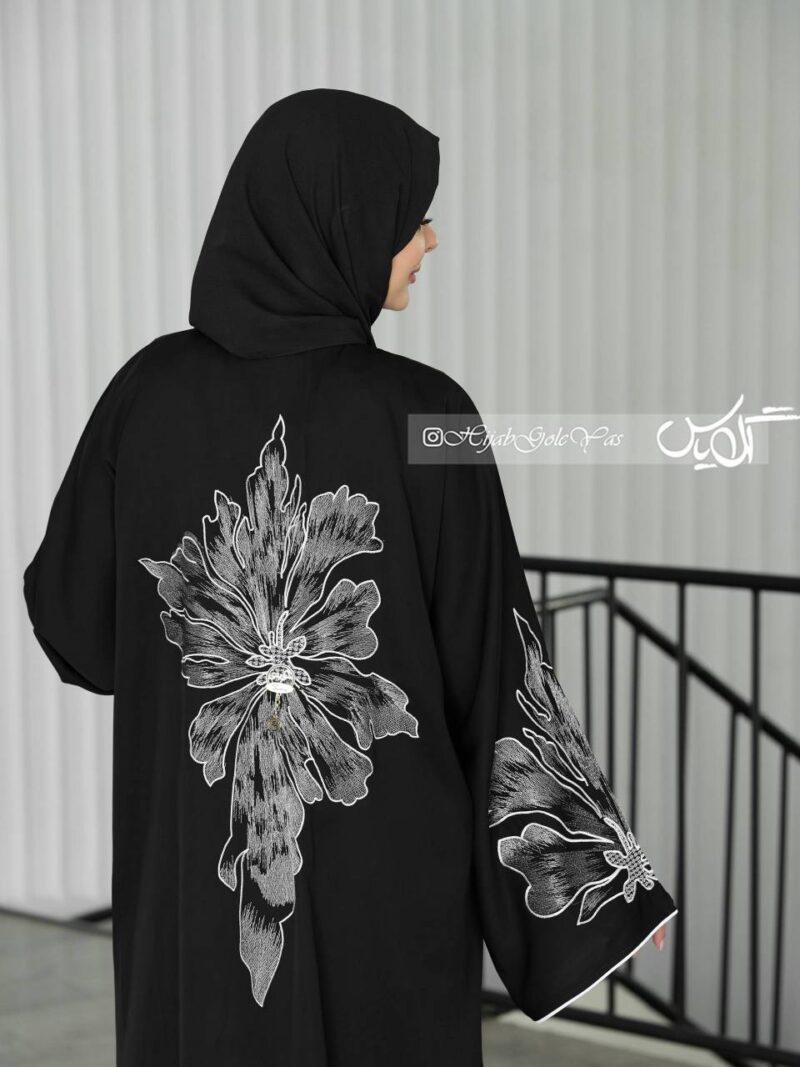 مانتو عبا اماراتی کد 6069 - Image 2
