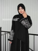 مانتو عبا اماراتی کد 6069 - Image 3