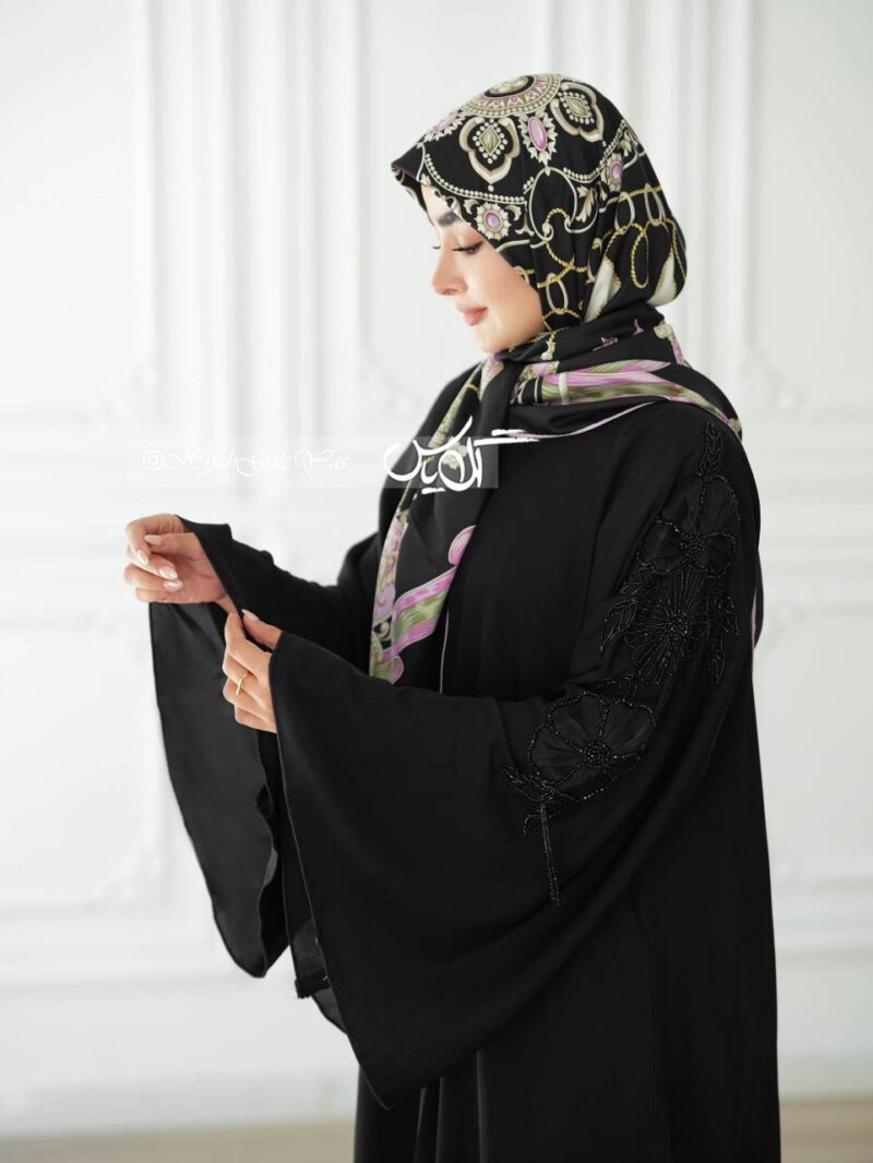 مانتو عبا اماراتی کد 6070 - Image 2