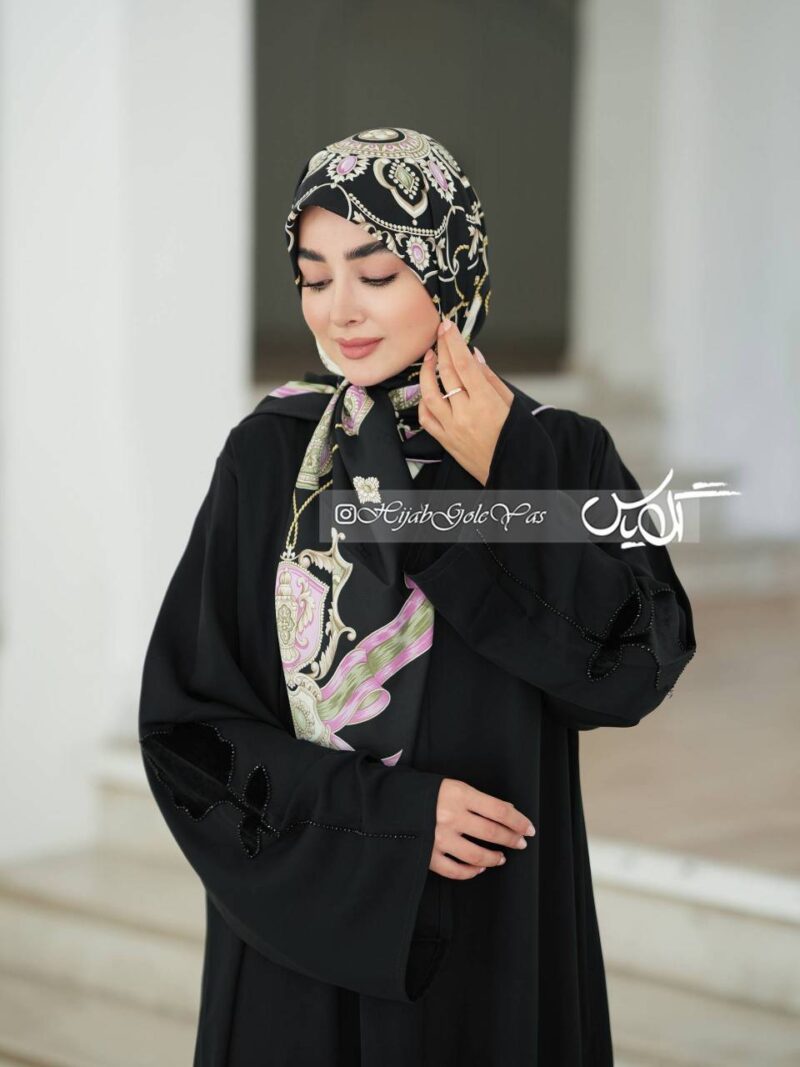 مانتو عبا اماراتی کد 6071 - Image 2