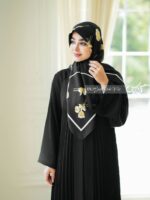 مانتو عبا پلیسه اماراتی کد 6072 - Image 2