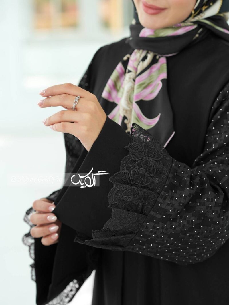 مانتو عبایی کد 6075 - Image 3