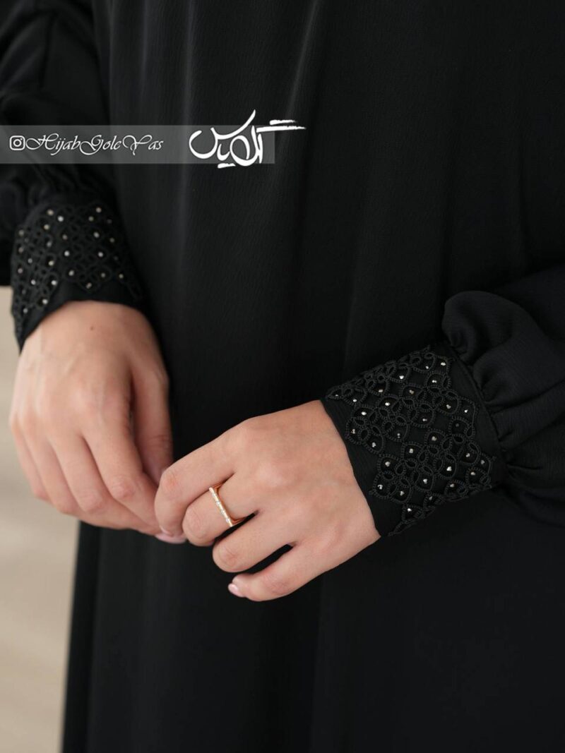 مانتو عبایی کد 6076 - Image 3