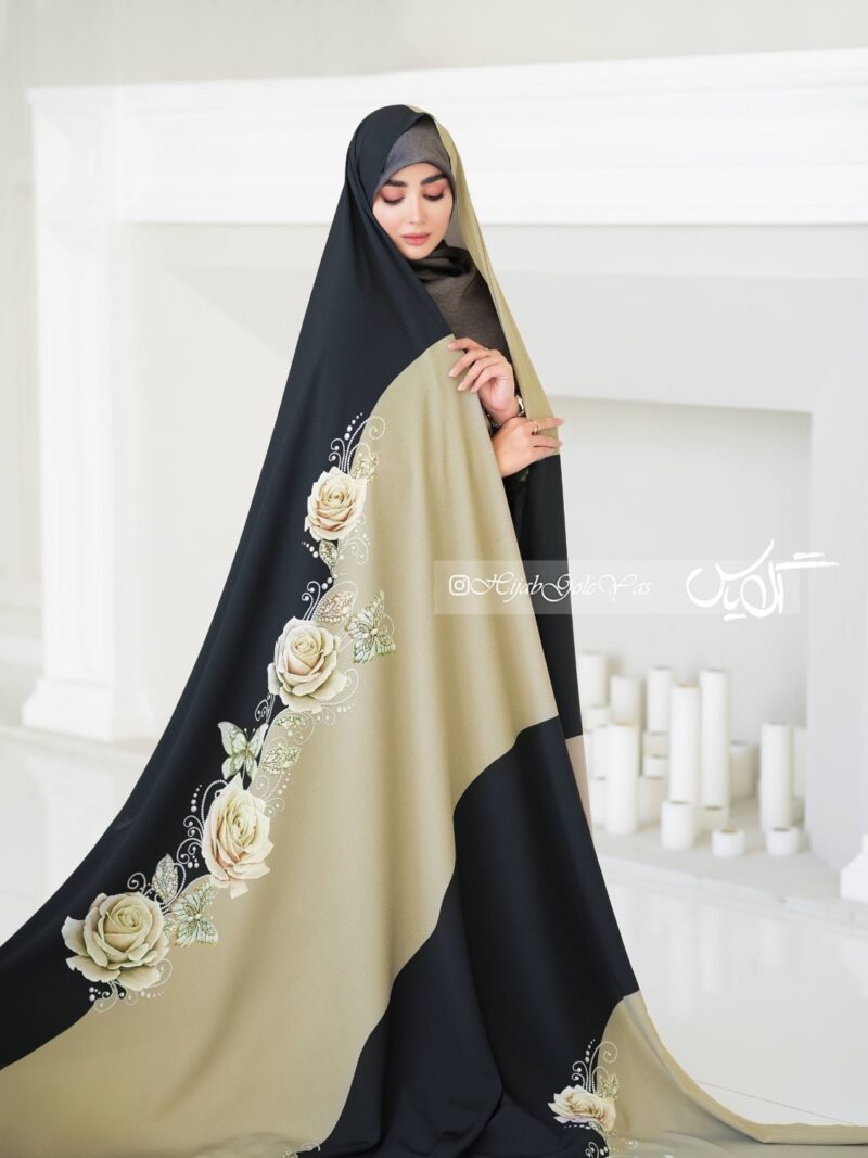 چادر رنگی نخ کریشه کد 6109 - Image 1