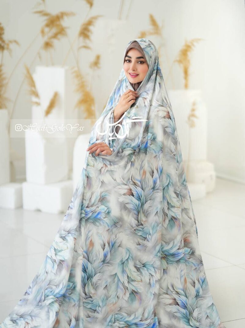 چادر رنگی سیلک ژاکارد ساتیانا کد 6116 - Image 1