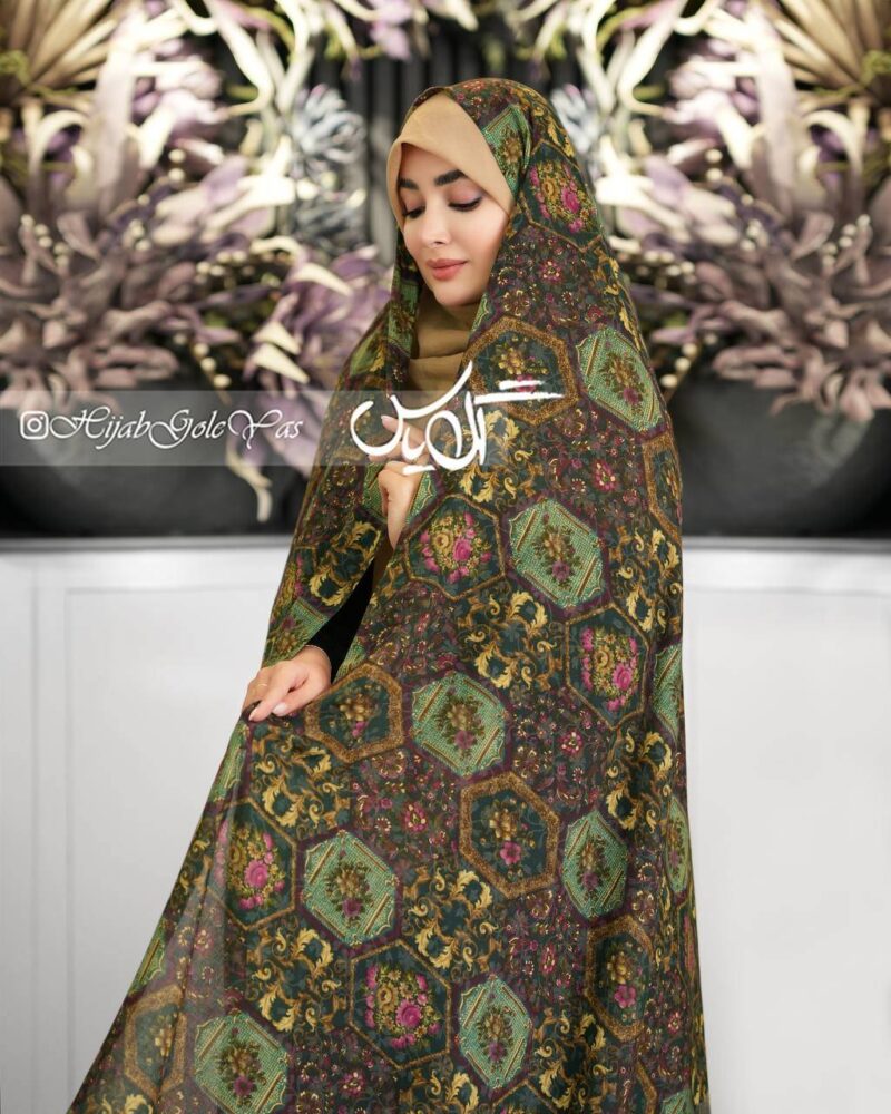 چادر رنگی وال نخی کد 6125 - Image 1