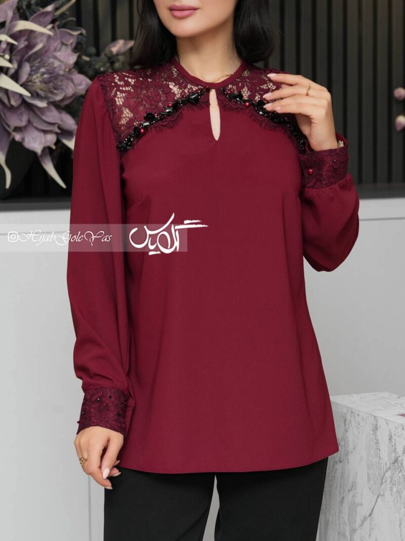 6127 شومیز فلاور کد 6127 - Image 1